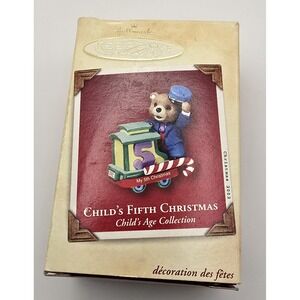 Hallmark Keepsake Ornament 2002‎ Child's Fifth Christmas. -592